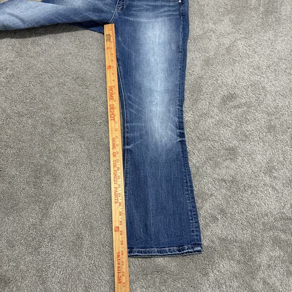 BKE Denim Payton Bootcut Jeans Womens 33R Blue Wash Y2K Western - Picture 6 of 6